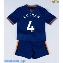 Camisa de time de futebol Newcastle United Sven Botman #4 Replicas 3º Equipamento Infantil 2025-26 Manga Curta (+ Calças curtas)